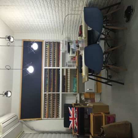 100% 직접 시공한 네일샾 인테리어^^