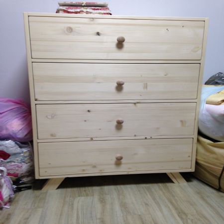 스프러스 4단서랍장