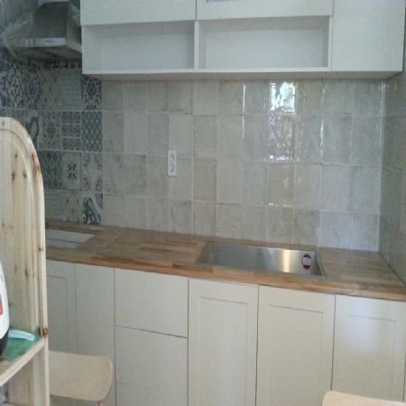 처음 만들어보 씽크대와 렌지 수납장