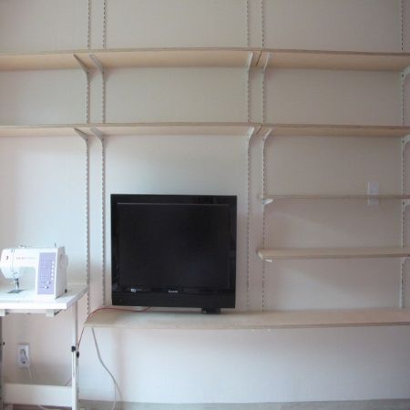 자작합판 찬넬 선반