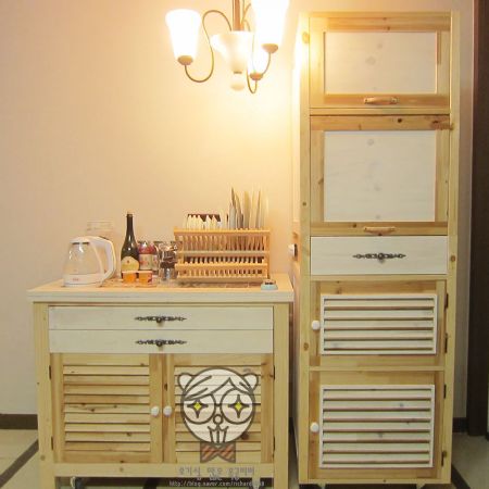 전자렌지 수납장 만들기 diy입니다.