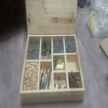 목공 소모품 함 (집성목)