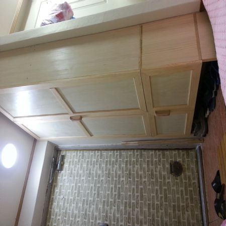 미송이랑 삼나무로 제작한 신발장