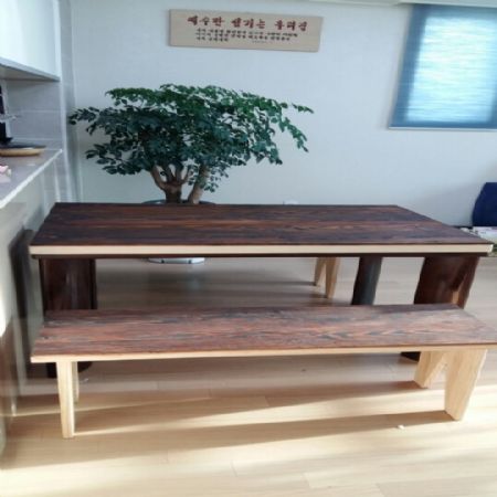 입주자대리석식탁리폼소나무와낙엽송~