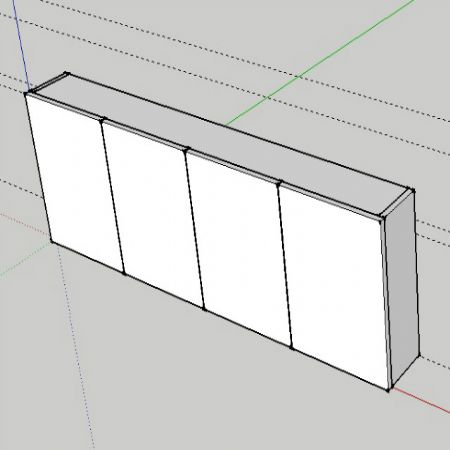 간단한 선반수납장