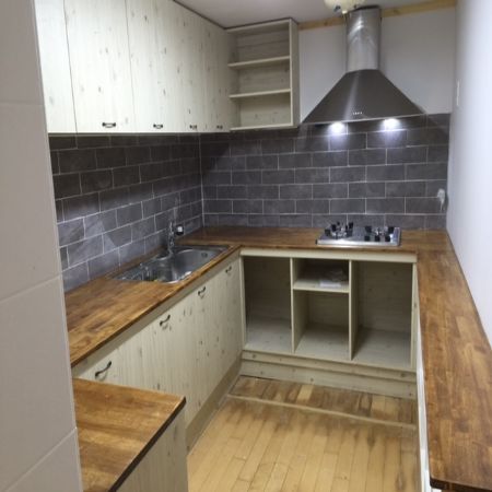 코팅합판으로 만든 싱크대