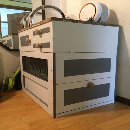 수납장 만들어봤어요.