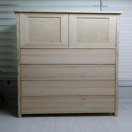 주니어장을 개조한 뉴질랜드 소나무 서랍장