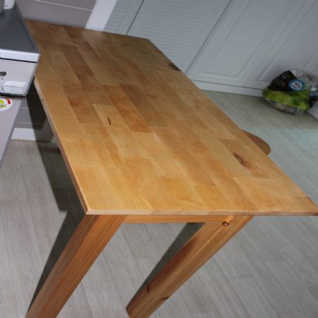 식탁상판을 교체했어요