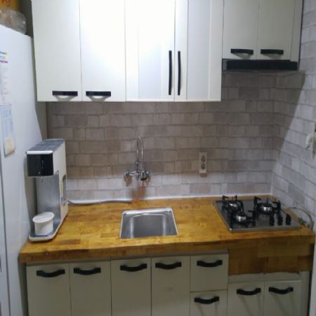 싱크대 상판 완제품으로 만든 리폼싱크대