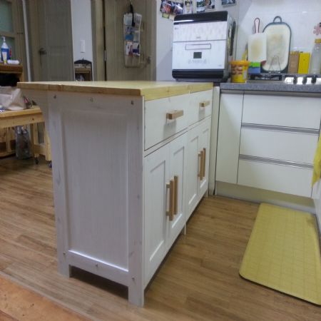 아일랜드식탁  만들기