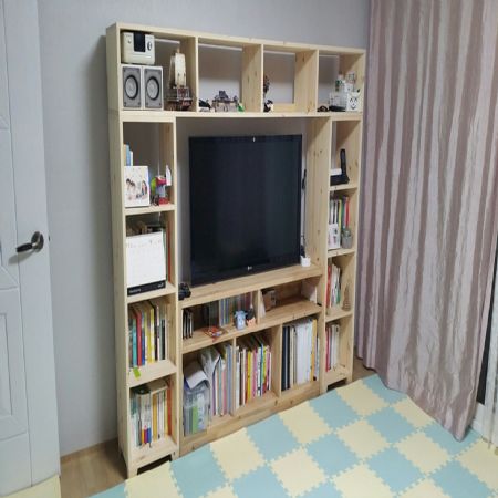 원목TV책장이랑 영정함