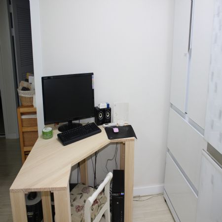 컴퓨터ㄱ자책상조립하기~