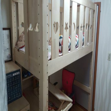 초등학교 입학기념으로 만든 벙커침대입니다.