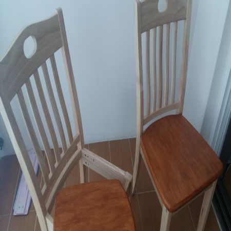 의자를 완성했습니다.