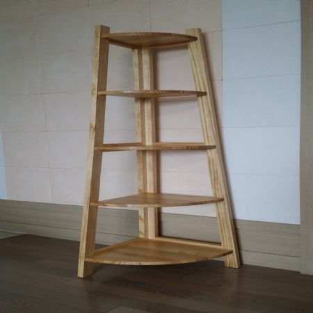 집성목으로 만든 코너5단장