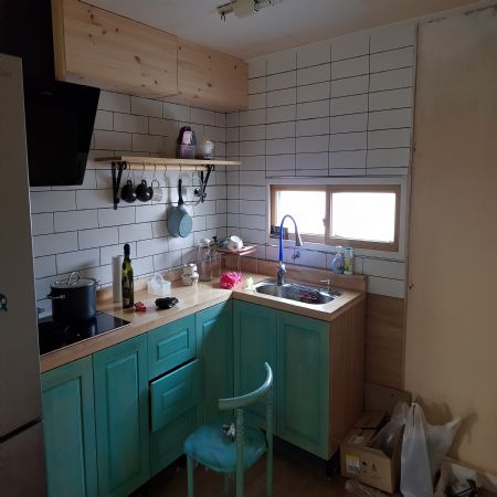 씽크대 셀프작업