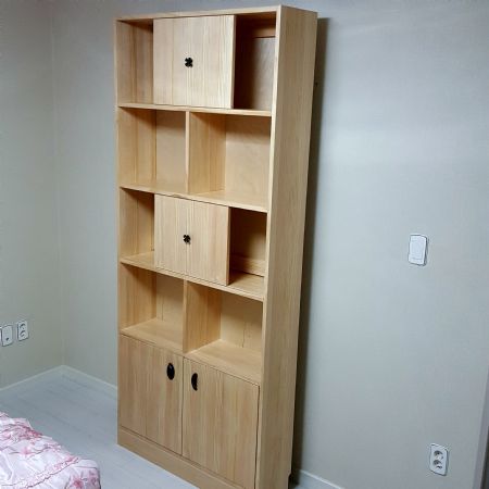 베이직 원목책장