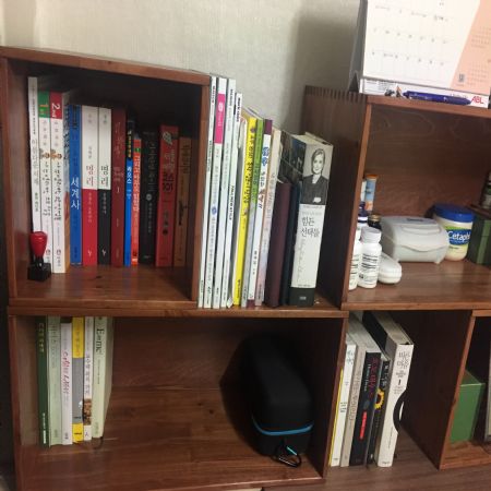 삼나무 공간박스 책장