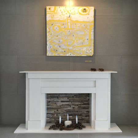 합판으로 직접 만들어본 장식용 벽난로