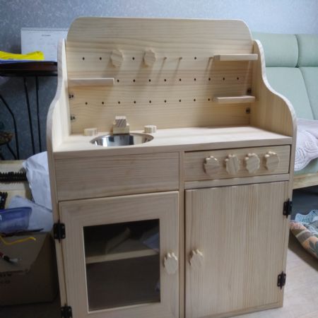 유아용씽크대 놀잇감 구입해서 조립