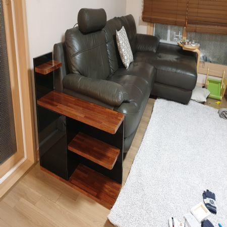 소파테이블 만들기 도전은 성공적