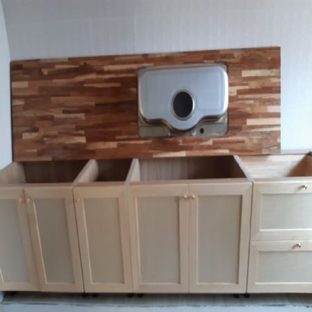 두번째 싱크대 조립 완료