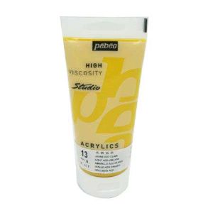 뻬베오 고점도 아크릴물감 (13) Light Azo Yellow 100ml