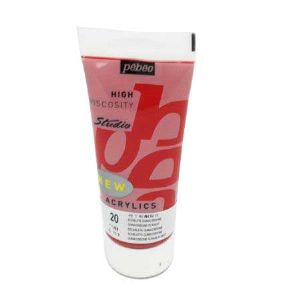 뻬베오 고점도 아크릴물감 (20) Quinacridone Scarlet 100ml