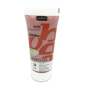 뻬베오 고점도 아크릴물감 (39) Venice Red 100ml