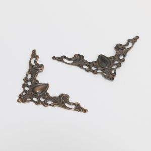 소품 부착 브론즈 몰딩장식 40X40mm