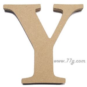 포크아트 MDF(6mm) 알파벳 이니셜(initial) 영문 대문자 Y