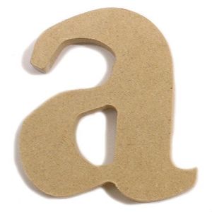 포크아트 (110x110mm) 알파벳 이니셜(initial) 영문 소문자  a(미송합판 4.8mm)