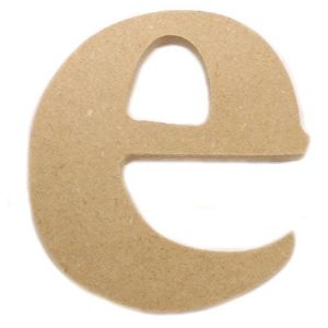 포크아트 MDF(6mm) 알파벳 이니셜(initial) 영문 소문자  e