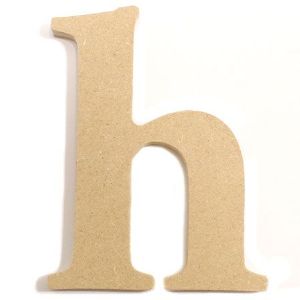 포크아트 (110x110mm) 알파벳 이니셜(initial) 영문 소문자  h(mdf 3mm)