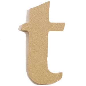 포크아트 MDF(110x110x6mm) 알파벳 이니셜(initial) 영문 소문자  t