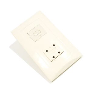 전화 랜선용 매입 콘센트(4핀+8핀)