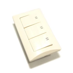 텀블러 백색 매입 스위치 1로 3구