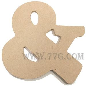 포크아트 MDF(6mm) 특수문자 이니셜(initial) 엔드