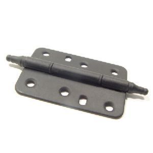 나비정첩(경첩)분체도장 무광블랙 3인치 76mm X 47mm(나사포함)