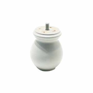 둥근 아이보리 원목다리 85mm