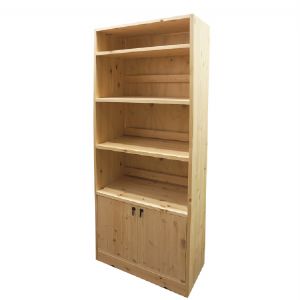베이직 원목 책장(24mm)(소나무) (850*2000*300)(샌딩)