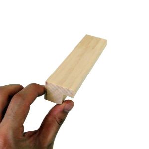 베이직원목손잡이 ㄱ (160mm)(소나무)