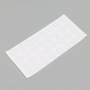 코팅합판용 나사못머리 스티커 백색 지름(15mm)