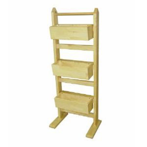 앞뜰 화분거치대(간편조립)(소나무) (550*1430*360)