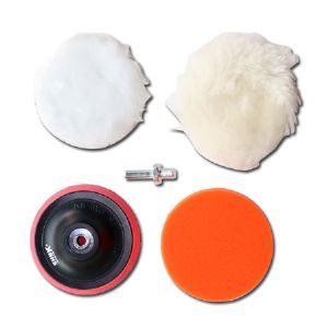 드릴사용가능 4인치 연마/광택기 세트 