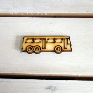 버닝아트 장식물 버스 W 60mm X H 20mm