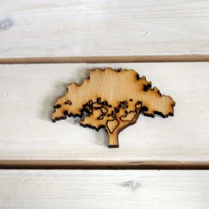 버닝아트 장식물 나무3 W85mmXH60mm