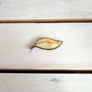 버닝아트 장식물 잎사귀1 W50mmXH20mm