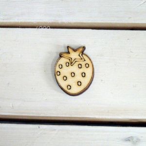 버닝아트 장식물 딸기 1 W30mmXH40mm